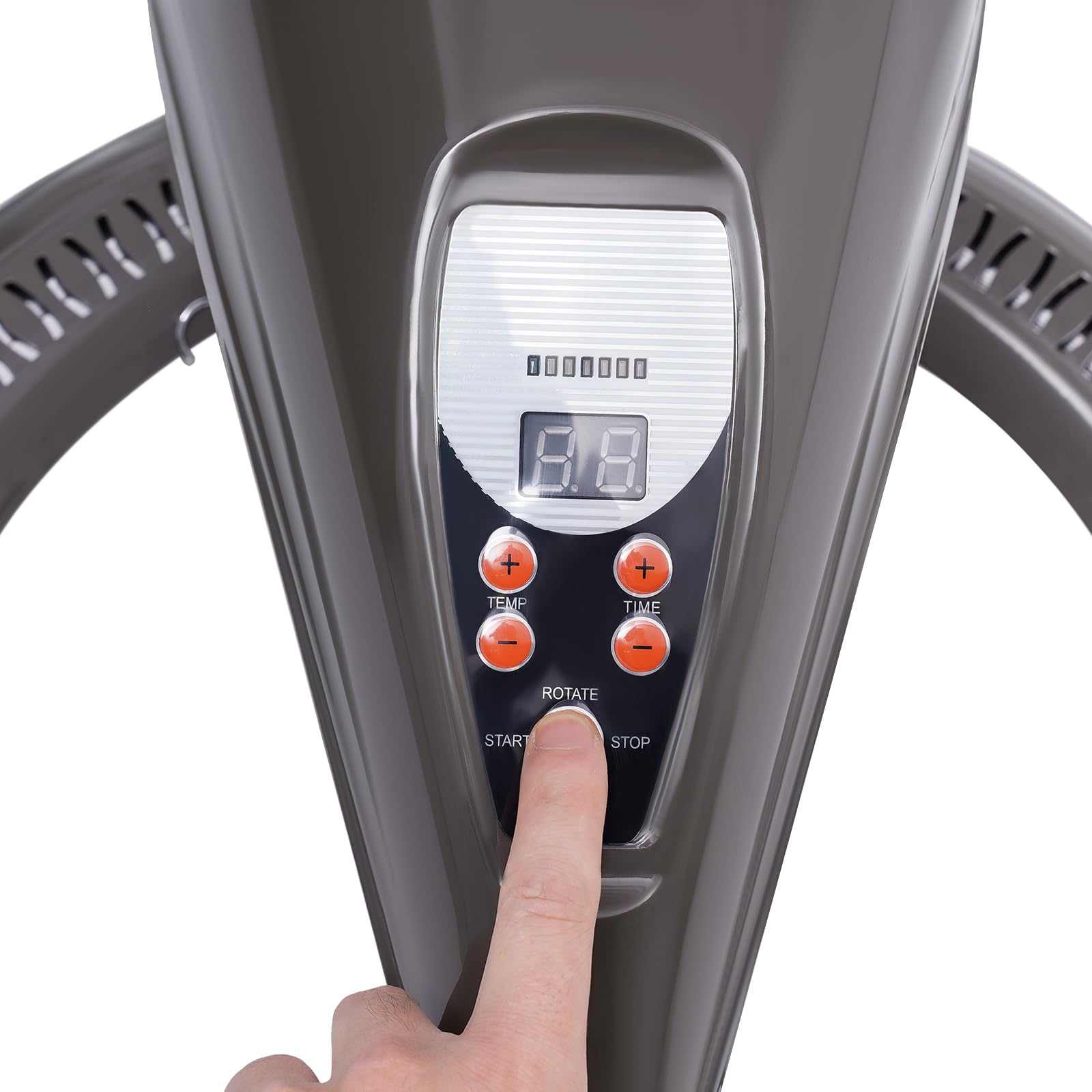 950W Multifunctional Hair Treatment Machine with 360° Rotating Heating Ring - Wall Mount Salon Hair Perming Equipment for Home & Professional Use (Grey) | Perfect for Salons, Spas & At-Home Hair Care