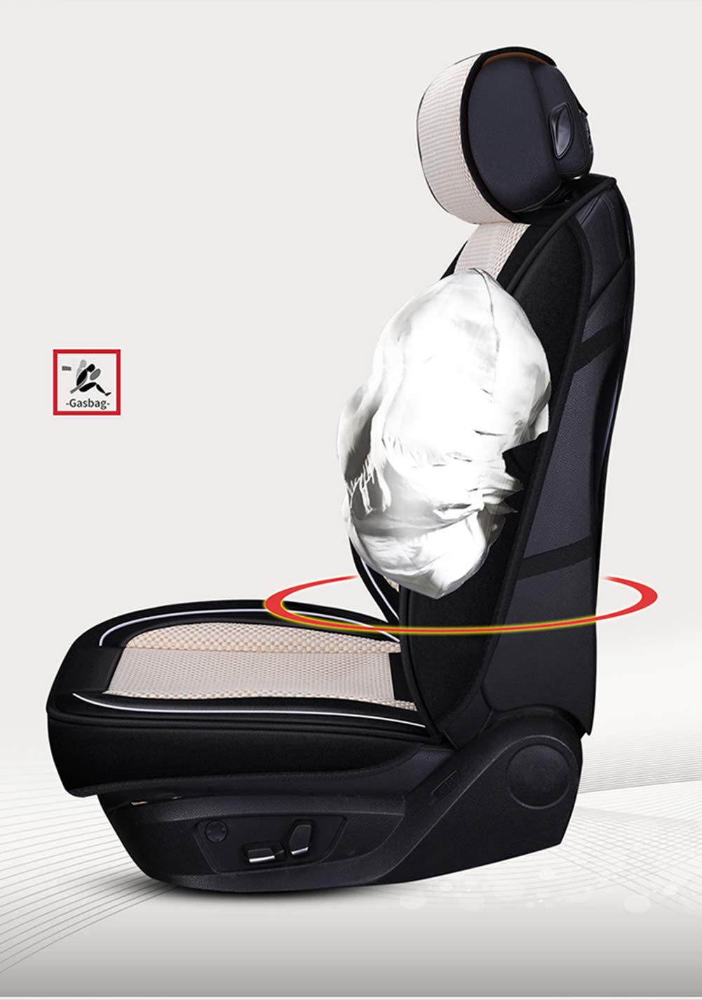 Cute Cartoon Panda Car Seat Covers Set - 3D Deluxe Front & Rear Seat Protectors for Women's Car Interior Accessories | Perfect for Daily Commute, Road Trips & Panda Lovers