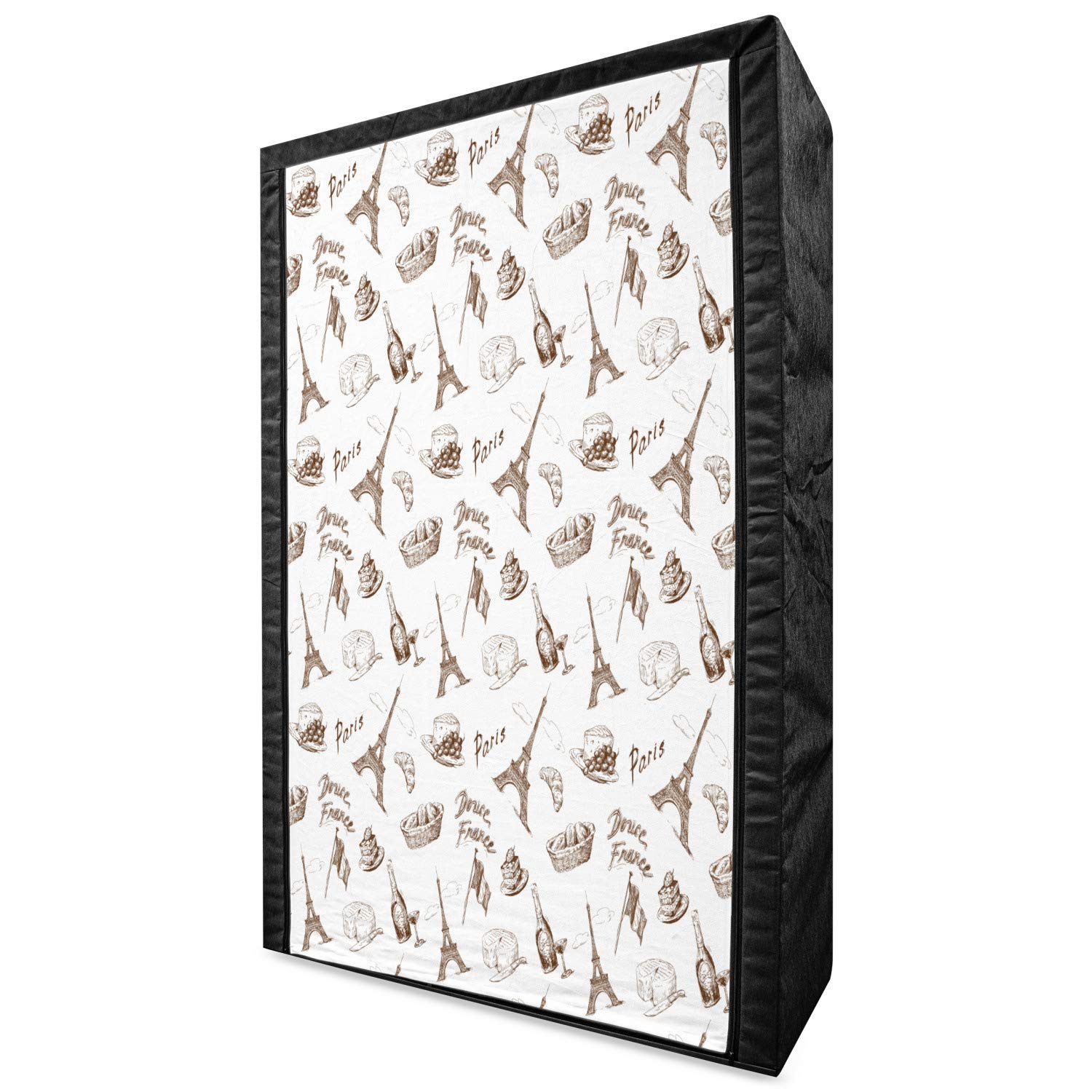 Ambesonne Paris Portable Fabric Wardrobe - 42.5