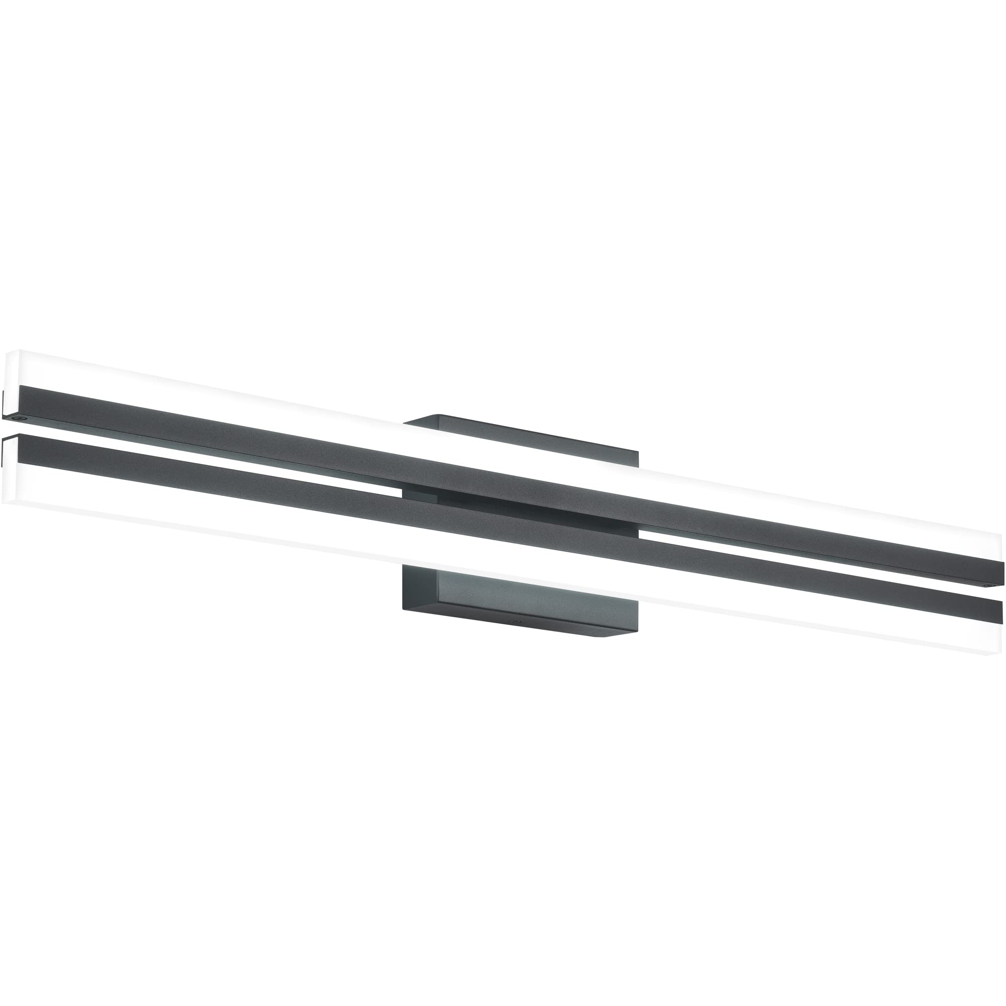 PRESDE 32 Inch Dimmable Black LED Bathroom Vanity Light Fixture - Modern Mirror Lighting with Cold White 6000K - Perfect for Bathroom, Makeup Vanity, and Dressing Room Illumination