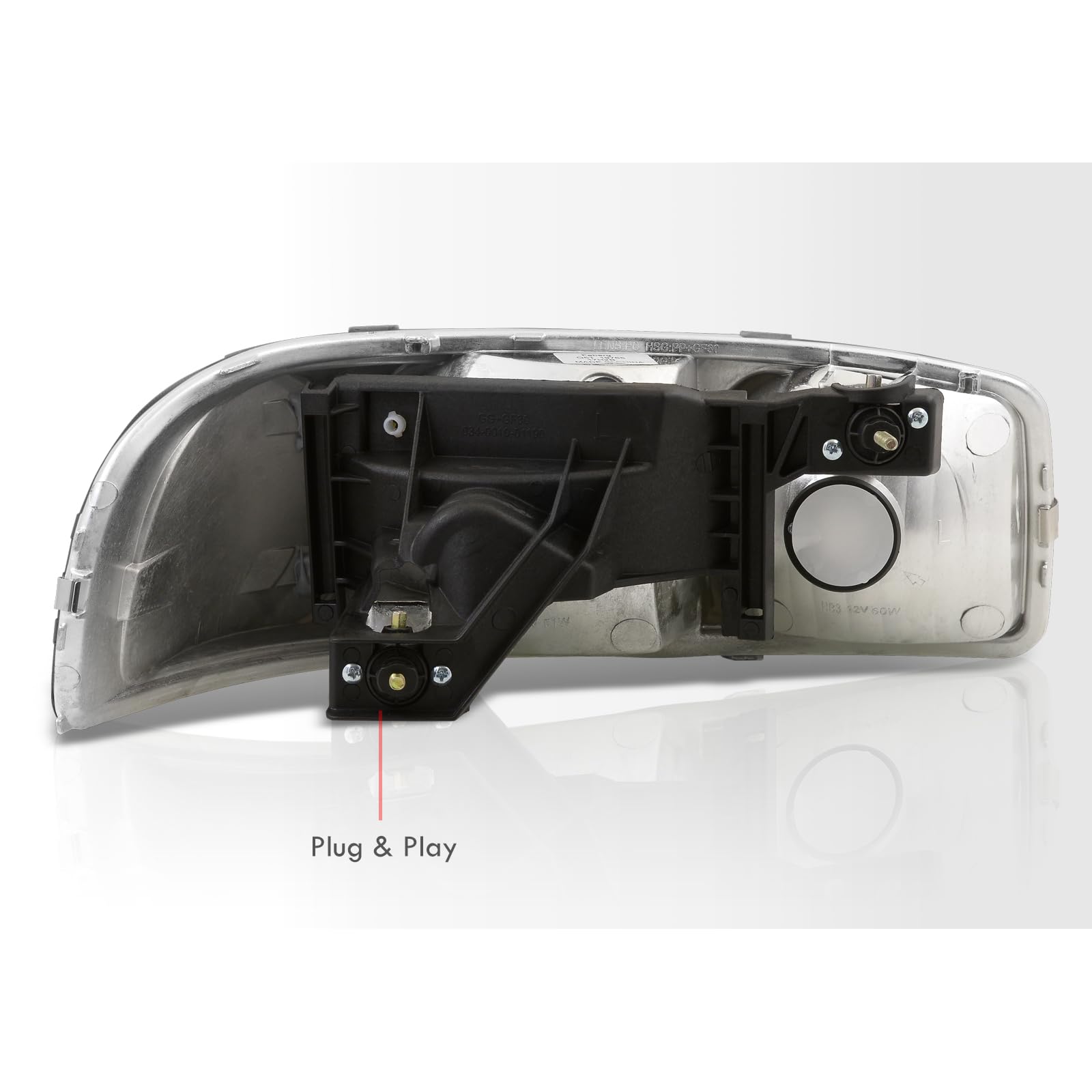 Sierra Yukon Headlight Assembly - Replacement for 2000-2007 Models - Perfect for Night Driving & Off-Road Use