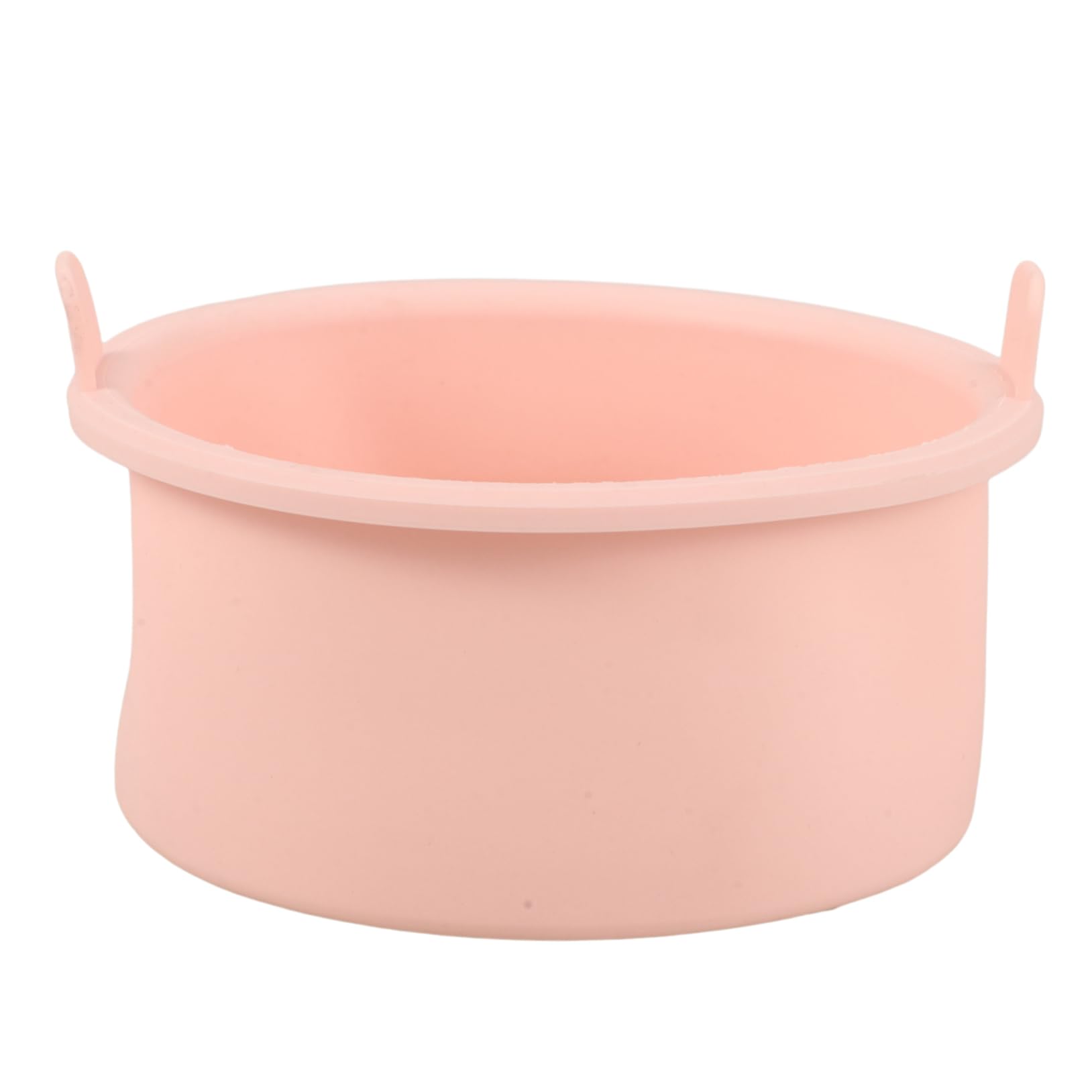 FRCOLOR Pink Silicone Wax Melting Pot - Hair Removal Wax Warmer Bowl with Heating Liner for Smooth Waxing at Home & Salon - Perfect for Eyebrows, Legs, Bikini Line & Facial Hair Removal