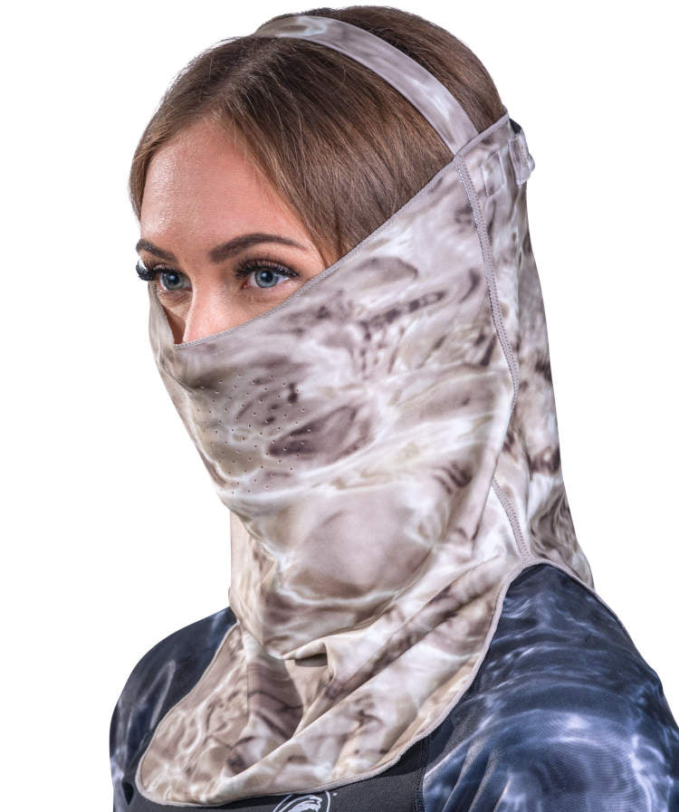 Women's ProMax UV Protection Vented Adjustable Face Mask Gaiter - Breathable & Comfortable for Outdoor Sports, Hiking, Cycling & Running | Aqua Design