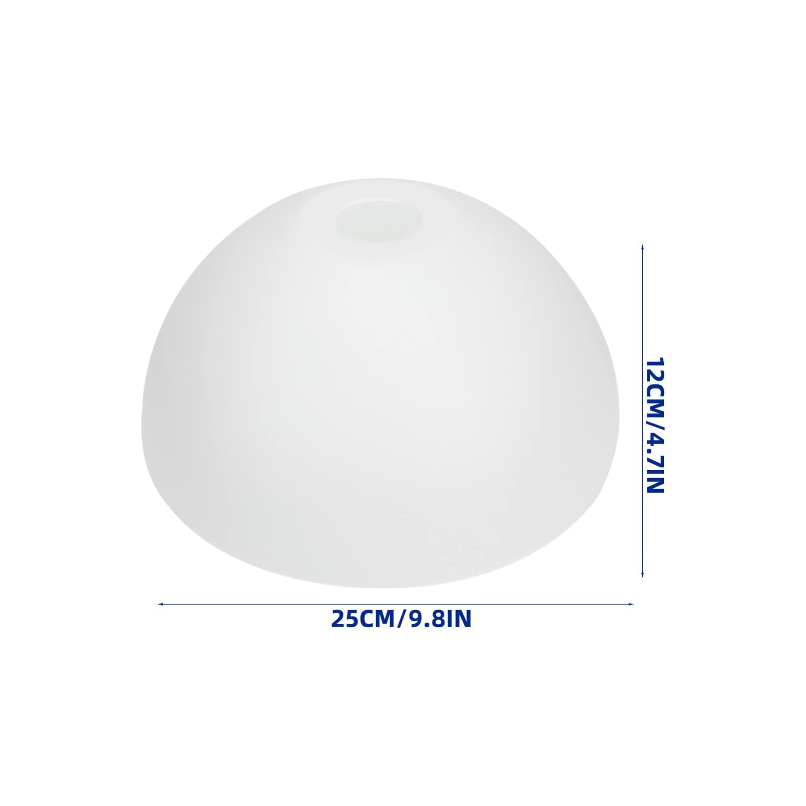DOITOOL 2-Pack White Plastic Pendant Lamp Shades - Modern Hanging Light Covers Replacement for Ceiling Fixtures - Perfect for Dining Room, Kitchen Island & Bedroom Lighting