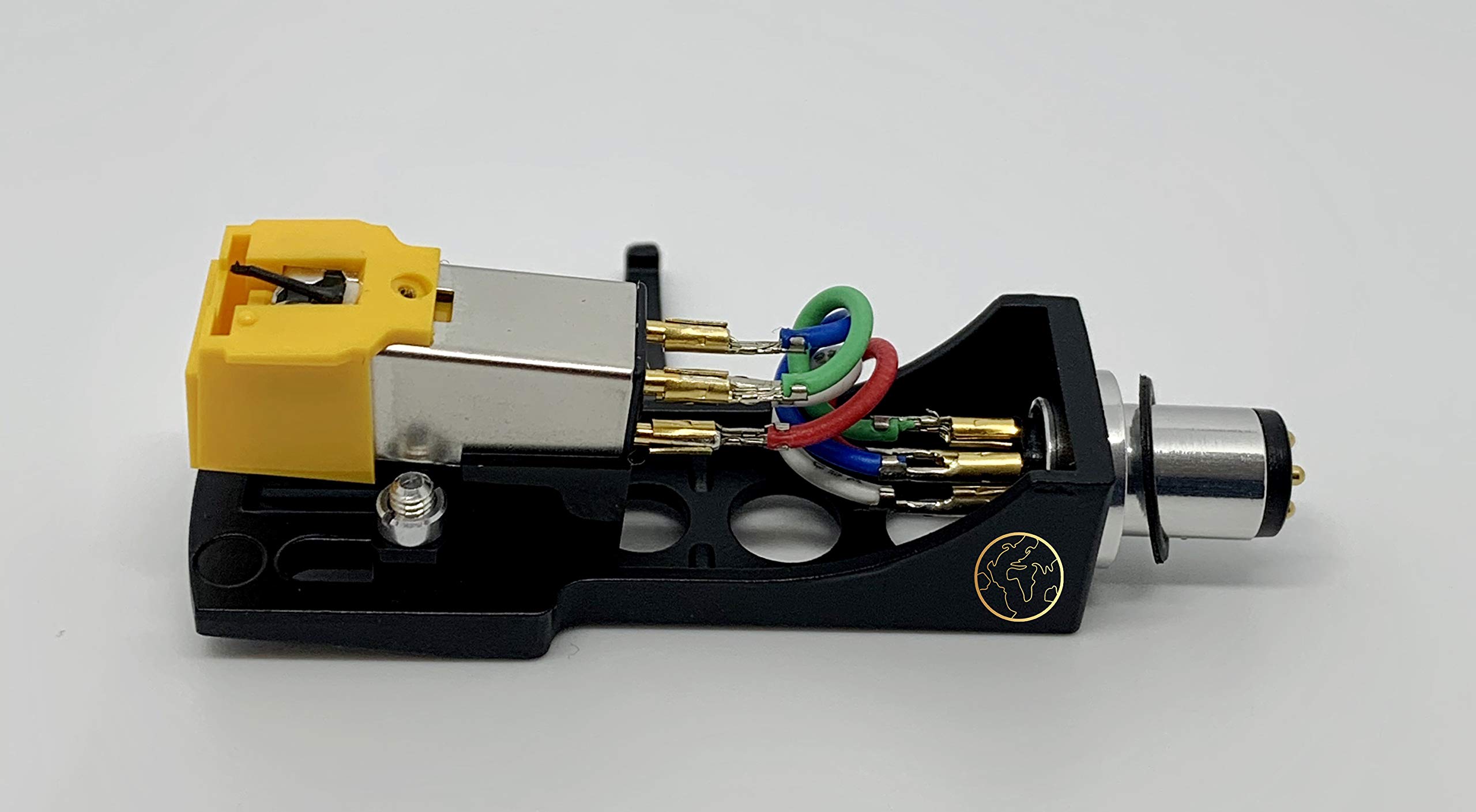 Original AT91 Cartridge and Stylus with Black Headshell & Mounting Bolts - Compatible with Stanton T120, T60, T80, T90, T62, T92, ST150, T92 USB, ST100, STR8100, STR880, STR890 - Perfect for DJ Turntables & Vinyl Record Players