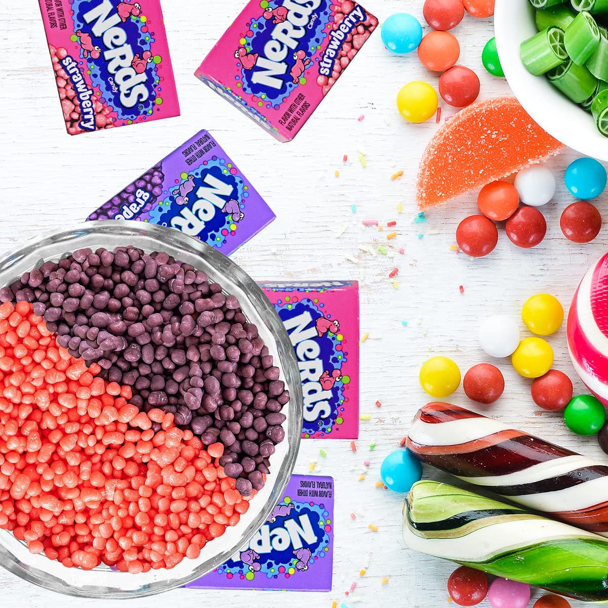 Bulk Hard Candy 2lbs Pack – Mini Boxes Grape & Strawberry Flavor Individually Wrapped Candies for Easter, Kids Party, Office Snacks, Halloween Treats & Birthday Favors – Perfect for Gifts, Pinatas & Party Decorations