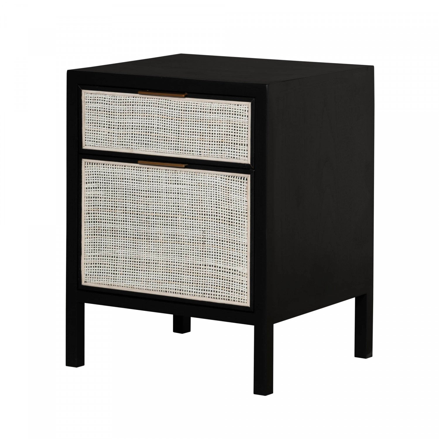 Sturdy Nurelle 2-Drawer Filing Cabinet in Ebony - Perfect for Home Office & Business Document Storage