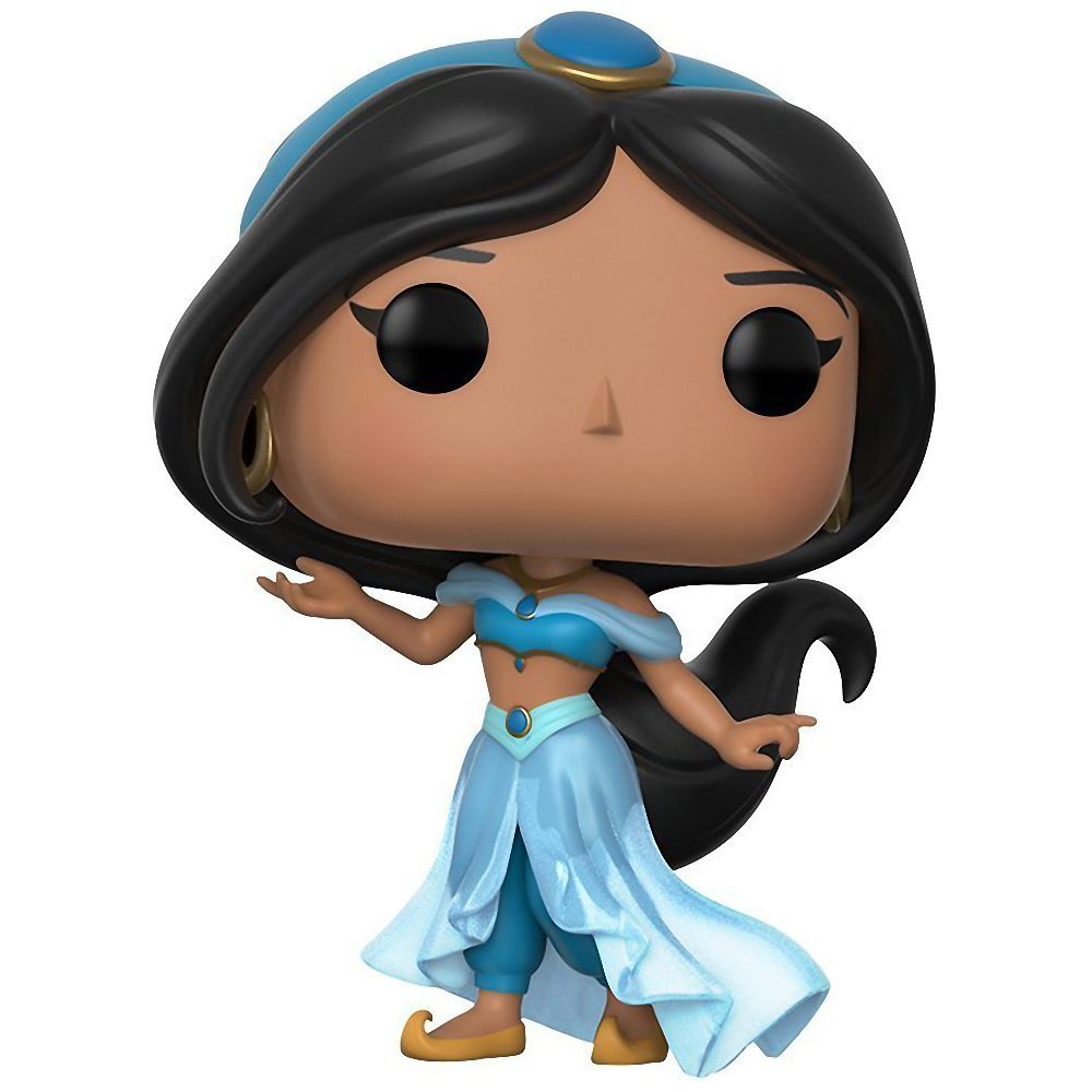 Disney Aladdin Jasmine Funko Pop! Vinyl Figure with Pop Box Protector Case - Collectible Toy for Disney Fans, Home Decor & Gift Idea