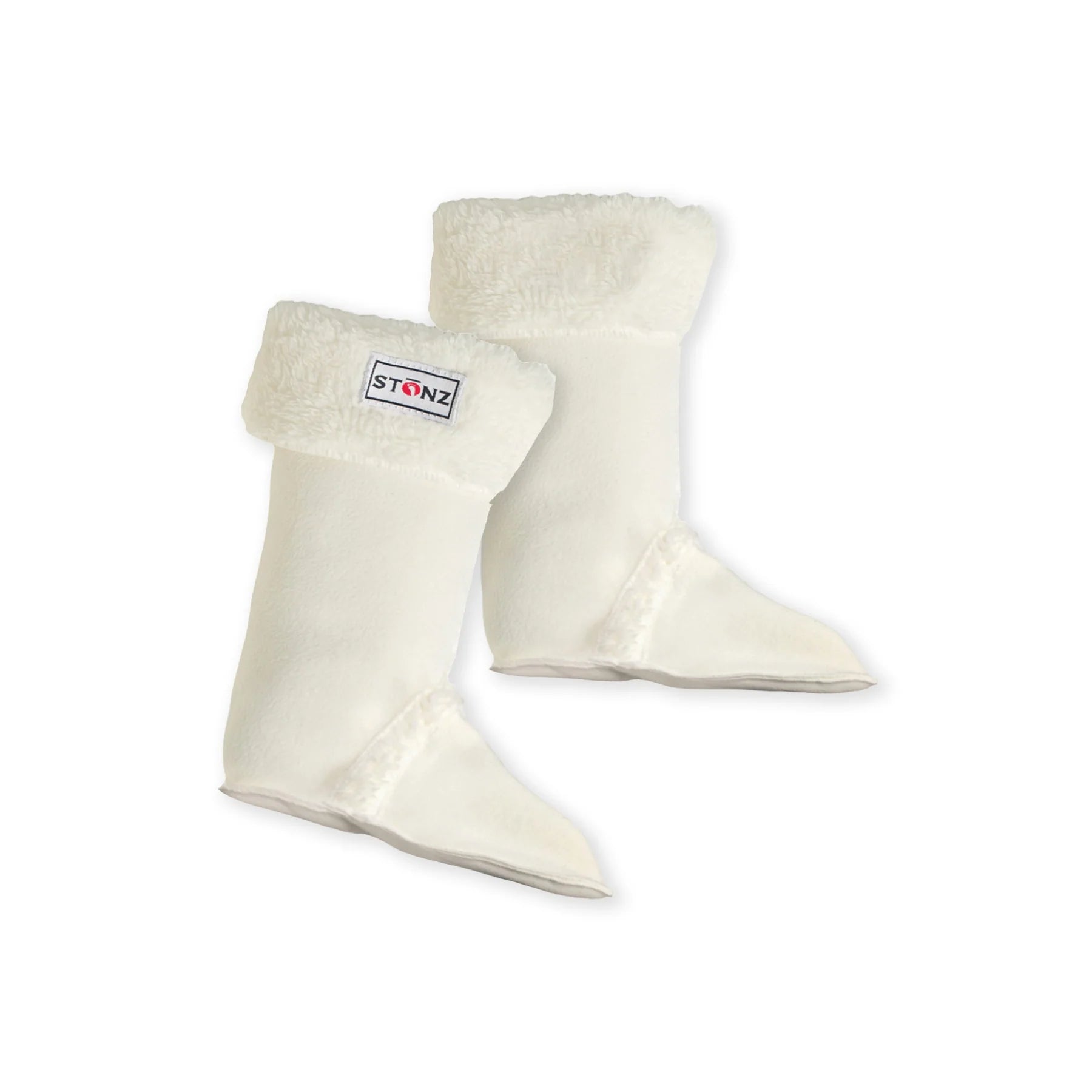 Stonz Ivory Toddler Rain Boot Liner - Waterproof & Warm Fleece-Lined Insoles for Kids - Perfect for Outdoor Play, Puddle Jumping & Rainy Day Adventures