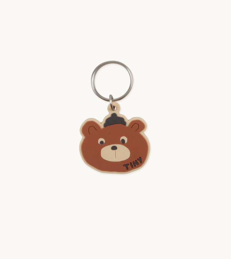 Tinycottons Bear Key Chain - Cute Animal Keyring for Kids & Adults - Perfect for Backpacks, Gifts, and Everyday Use