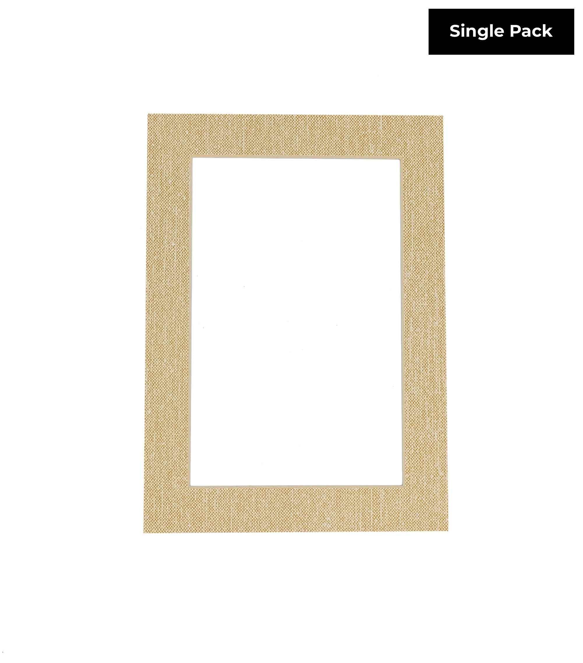 12x16 White Core Linen Picture Frame Mat for 8.5x11 Photos - Acid-Free Archival Quality - Perfect for Home Decor, Gallery Displays & Wedding Photos