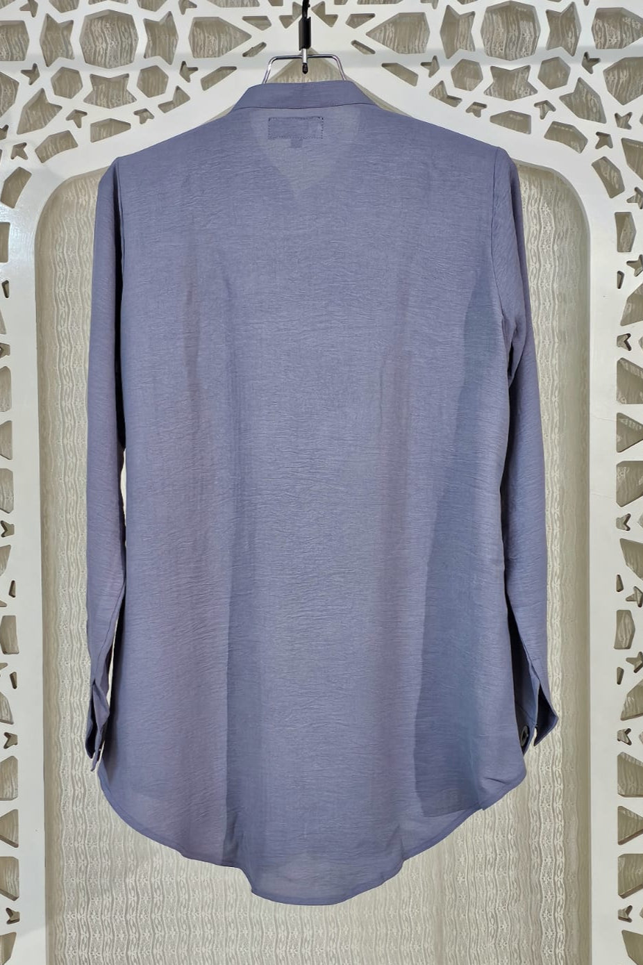 Elegant Gray Ladies Formal Shirt for Summer - Perfect for Office Wear, Business Meetings & Special Occasions