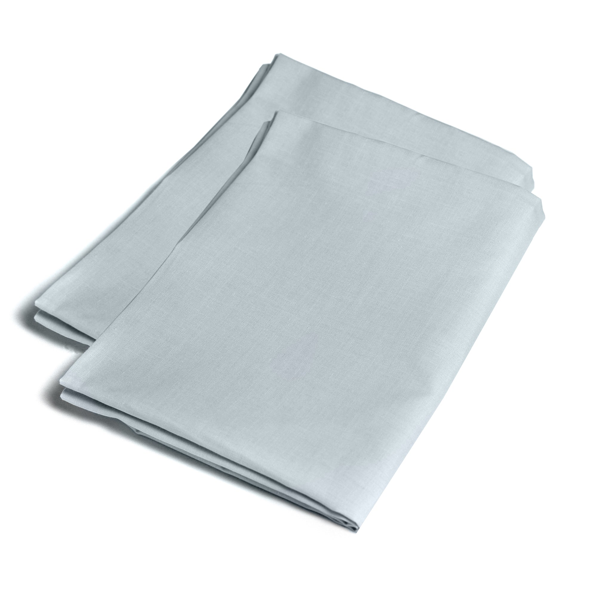 Serene Plain Dyed Housewife Pillowcases - Duck Egg Blue - Soft & Breathable Cotton Bedding for Cozy Home Decor