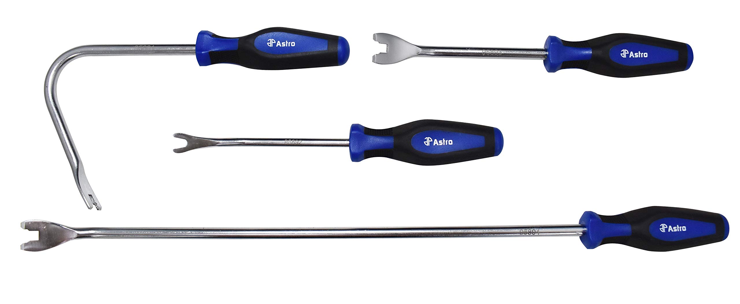 Astro Pneumatic 9589 4-Piece Upholstery Tool Set for Auto Interior Repair - Professional Car Seat & Headliner Installation Tools for DIY & Auto Shops