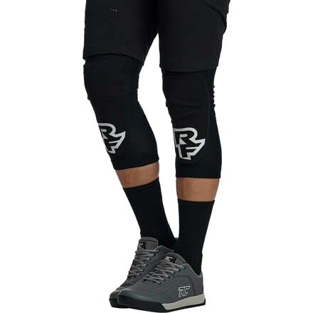 RaceFace Covert Knee Pads for Mountain Biking - Stealth Black, Small Size - Protective Gear for Downhill & Trail Riding