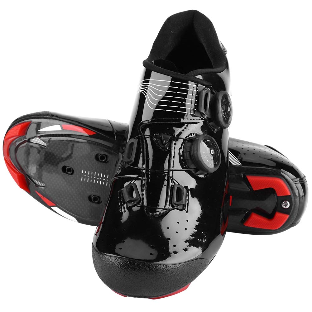 VGEBY Carbon Fiber Road Cycling Shoes - Lightweight Bike Racing Shoes for Men & Women | Perfect for Indoor Cycling, Outdoor Training & Professional Road Racing