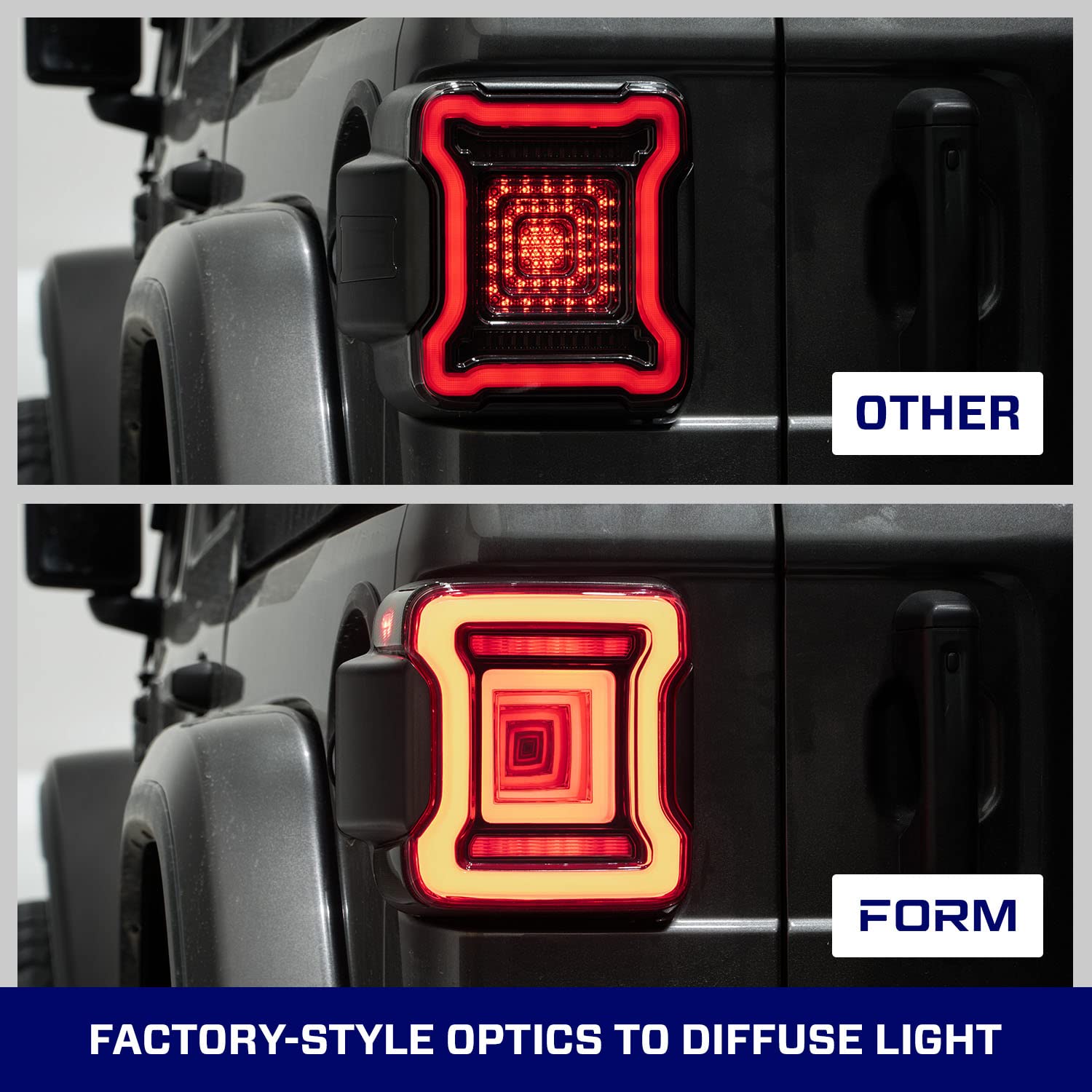Sequential LED Tail Lights for Jeep Wrangler JL (2018-2025) - Smoked Lens, Plug & Play Installation - Perfect for Off-Roading & Night Driving (Pair)