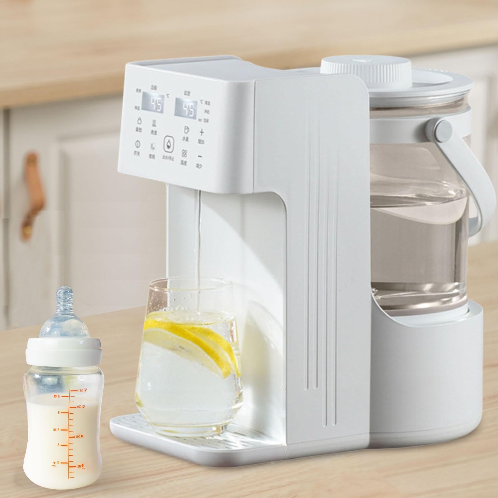 Menolana Electric Kettle - Fast Boiling 1.7L Stainless Steel Thermostatic Tea Kettle with Keep Warm Function for Coffee, Tea, Baby Formula & Breastmilk - Perfect for Home, Office & Nursery Use