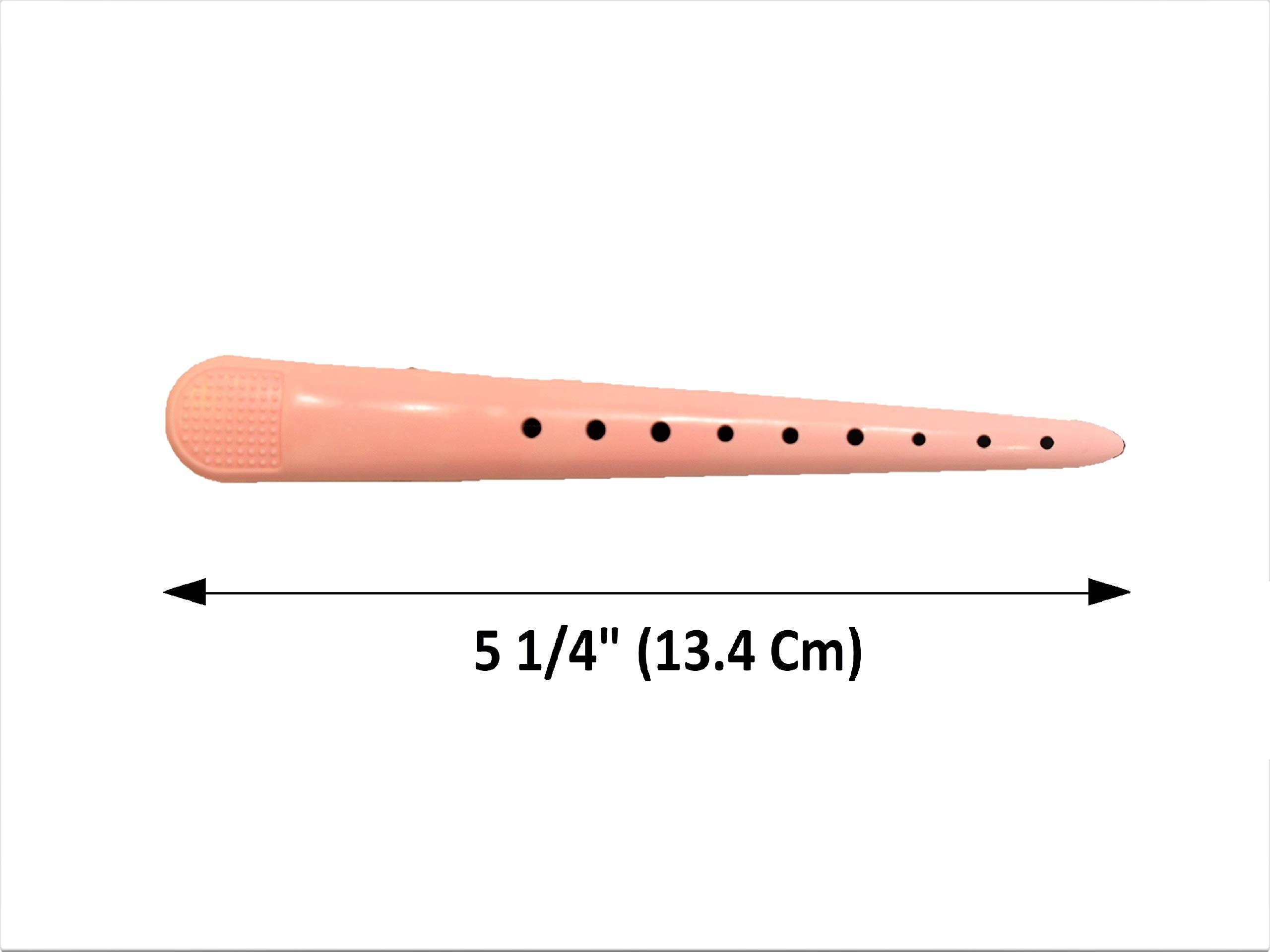8-Pack Large Pink Hair Clips - Strong Hold for Thick Hair, Perfect for School, Work, and Everyday Styling
