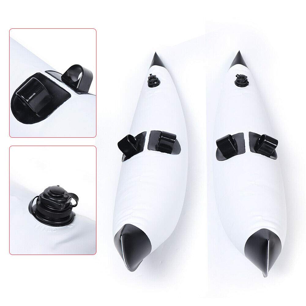 2Pcs Kayak Stabilization System - PVC Inflatable Outrigger Stabilizer with Float Rods Kit for Kayaks, Canoes & Fishing Boats | Enhanced Stability for Fishing, Recreation & Water Sports