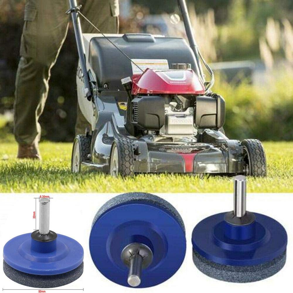 Electric Drill Lawn Mower Blade Sharpener - Professional Grass Trimmer Sharpening Tool (Black) | Perfect for DIY Lawn Care & Garden Maintenance