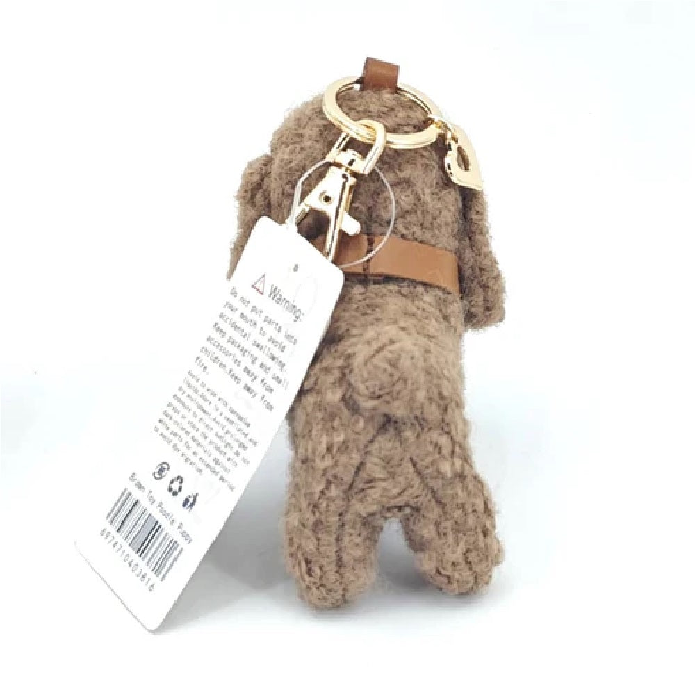 Brown and White Poodle Charm - Elegant Dog Lover Jewelry for Necklaces, Bracelets & DIY Crafts | Perfect Gift for Pet Owners
