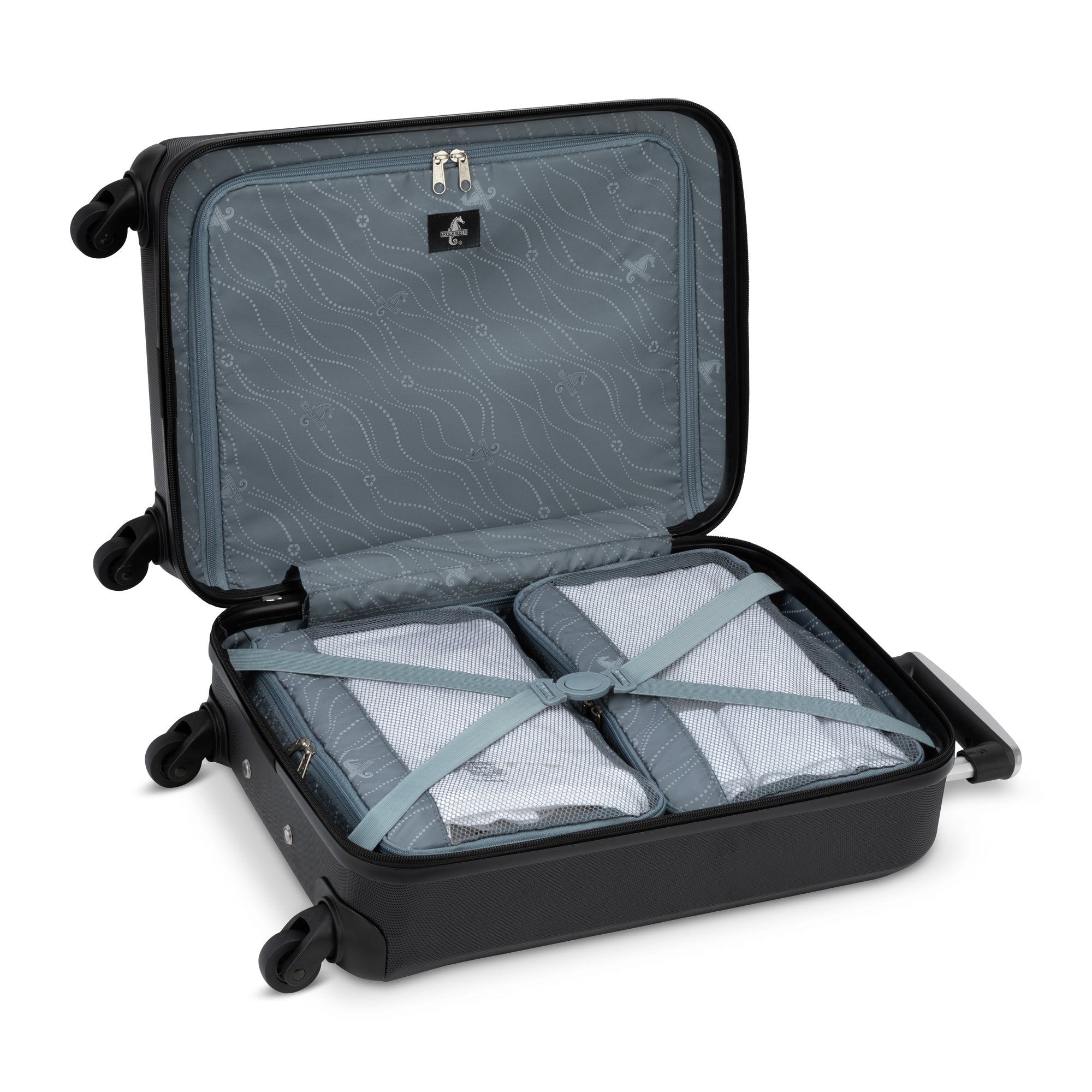 Atlantic Acclaim II Carry On Luggage - Lightweight Expandable Suitcase for Air Travel, Business Trips & Weekend Getaways | TSA Approved Spinner Luggage with USB Port