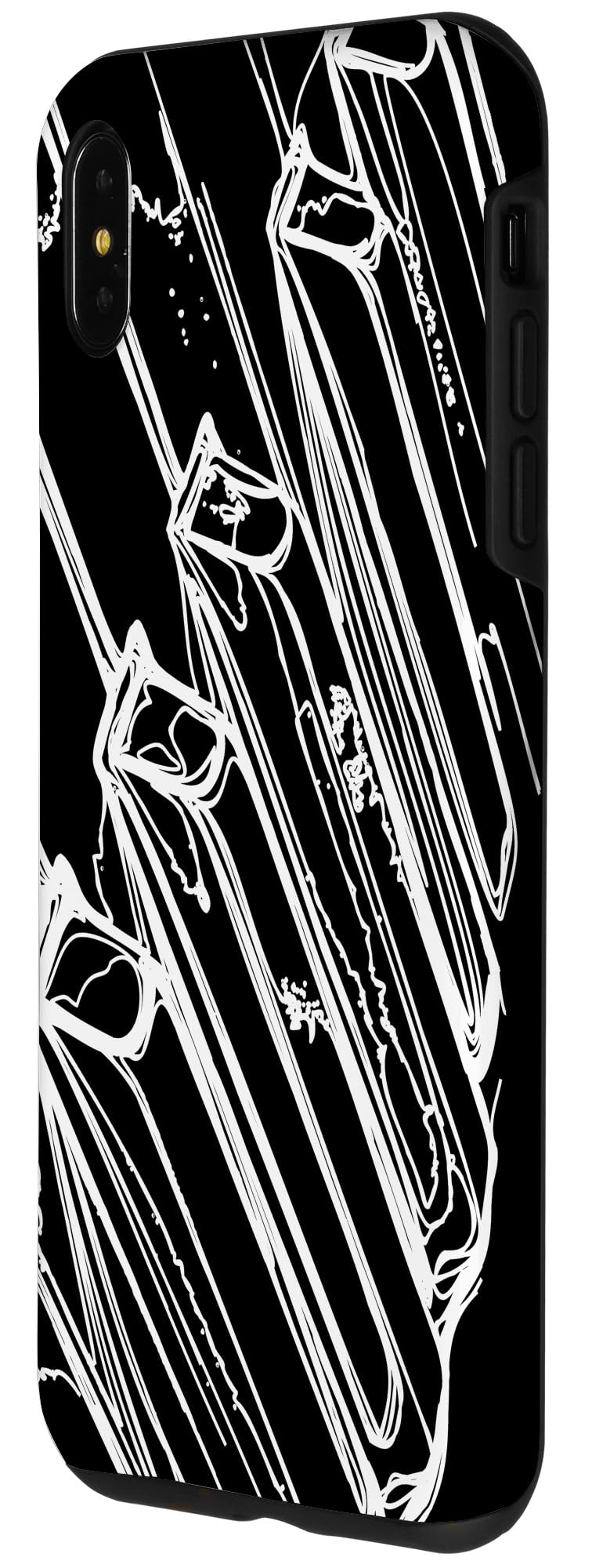 Premium iPhone XS Max Piano Keyboard Design Case - Artistic Sketch Pianist Cover for Music Lovers | Perfect Gift for Musicians & Piano Enthusiasts