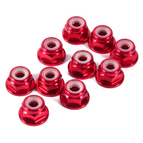 10Pcs Nylon Lock Nuts - M3 M4 M5 M6 Hex Nylon Insert Locknuts - Anti-Loose Fasteners for Automotive, Machinery & DIY Projects - Perfect for Repair Shops & Home Workshops