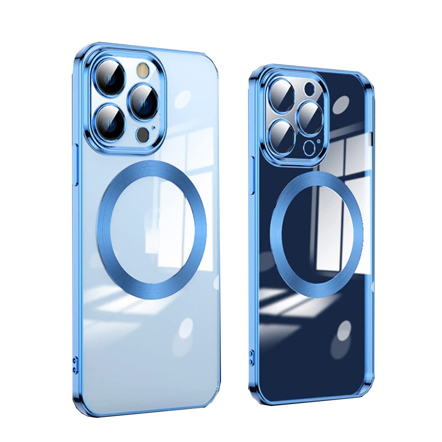 Premium HD Clear iPhone 11 Case with Camera Protector - Shockproof Waterproof Slim Protective Phone Cover for iPhone 11 (Navy Blue) | Perfect for Outdoor Activities, Travel & Everyday Use