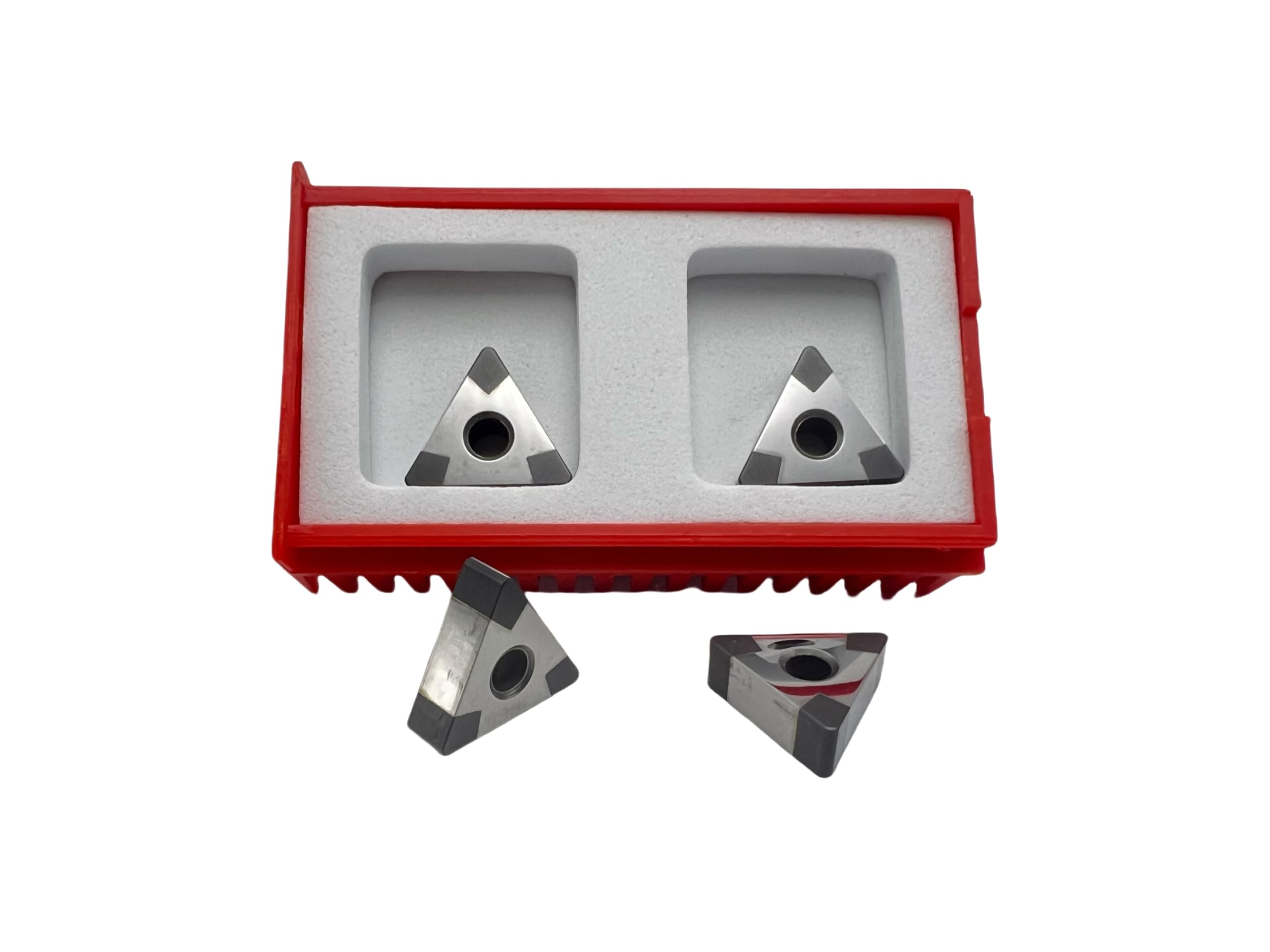 High-Precision CBN Inserts TNGA160412 (2-Pack) - Carbide Turning Tools for Lathe & Milling Machines | Low Vibration Design | Ideal for Hardened Steel, Cast Iron & Ductile Iron | Perfect for Automotive, Aerospace & Industrial Machining Applications