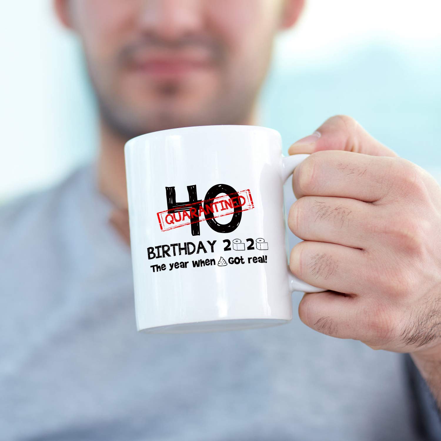 40th Birthday Coffee Mug - Funny 11 oz Quarantined Birthday Gift for Women - Perfect for Mom, Sister, Best Friend, Wife & Daughter | Great for Office Use, Home Coffee Breaks & Birthday Celebrations