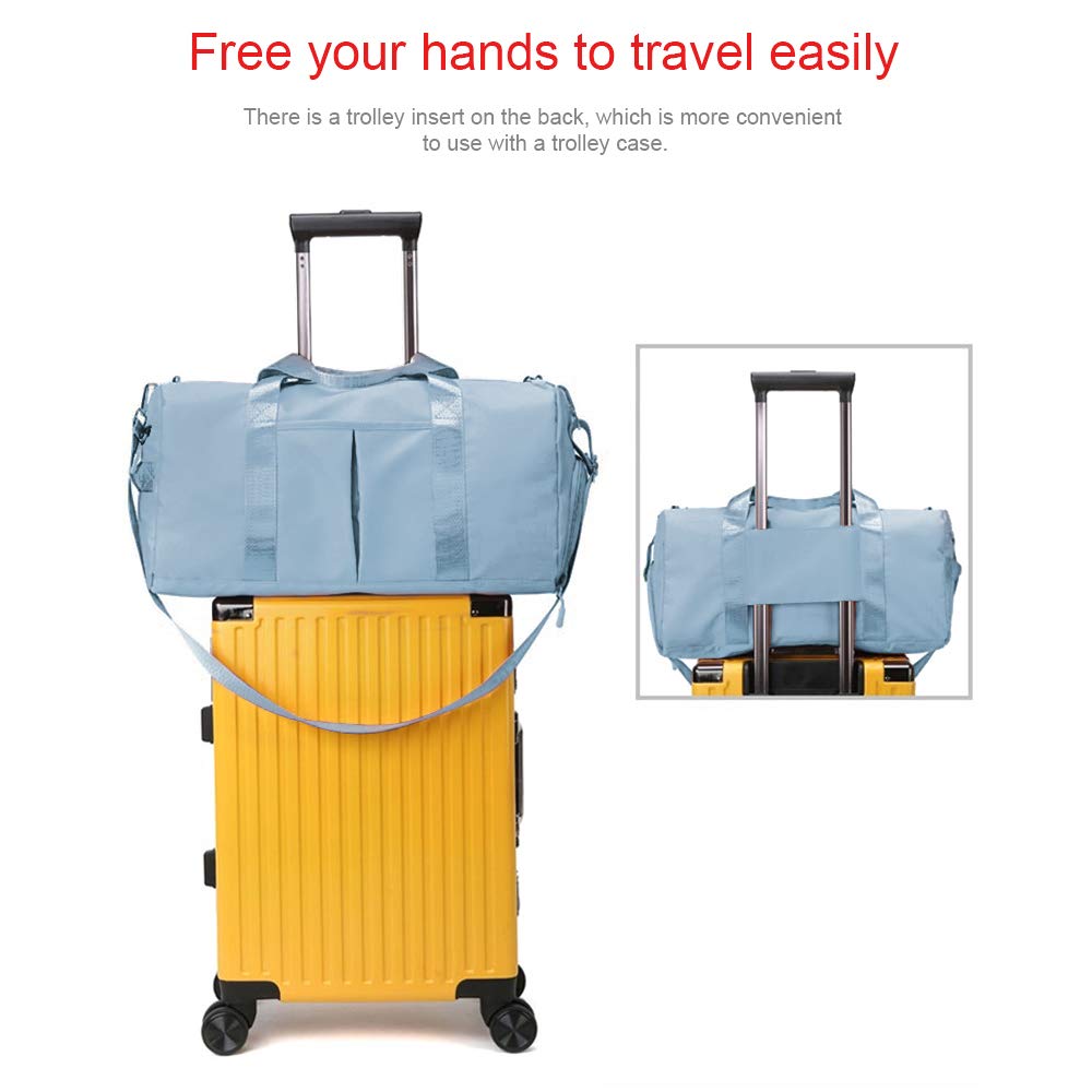 Waterproof Gym Duffle Bag with Shoe Compartment - 29L Sports & Travel Bag for Men & Women - Perfect for Workouts & Weekend Trips