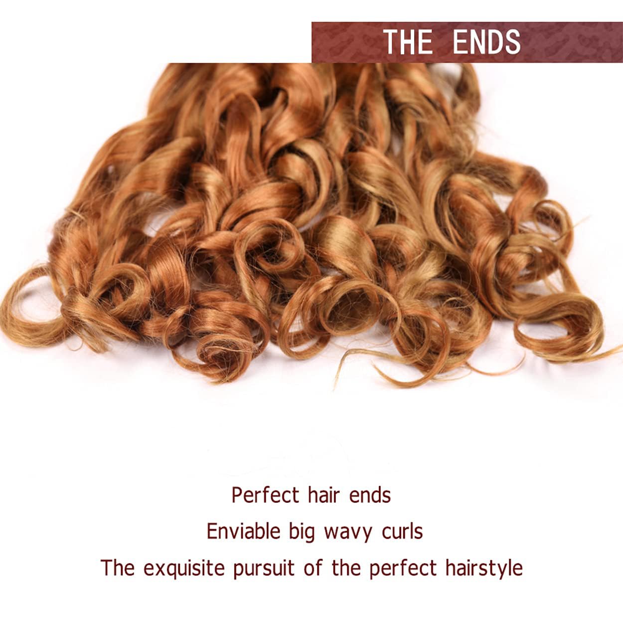 Amir Hair 8-Pack 20-Inch French Curly Braiding Hair - Pre-Stretched Synthetic Hair Extensions in Loose Wave (Colors 27/30) for Protective Styles & Natural Looks | Perfect for Box Braids, Crochet Styles & Everyday Wear