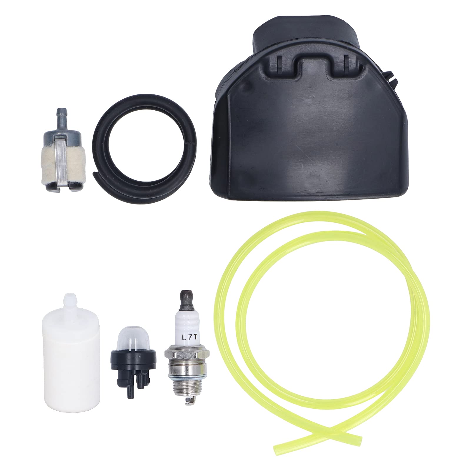 Husqvarna 455E 455 Gas Chainsaw Air Filter & Fuel Line Filter Replacement Kit - Compatible with 537255701 - Perfect for Outdoor Cutting, Logging & Landscaping