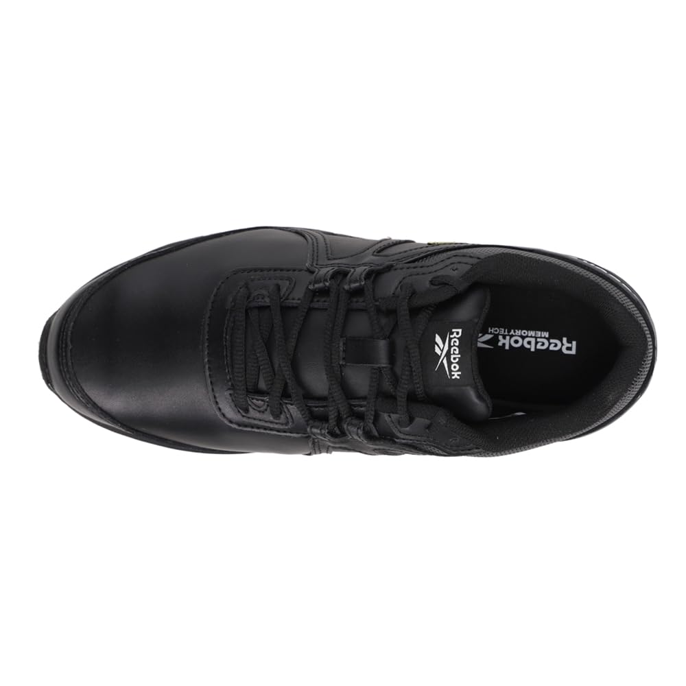 Reebok Men's Guide Steel Toe EH Safety Work Shoes with Met Guard - Black | OSHA Compliant for Construction & Industrial Work