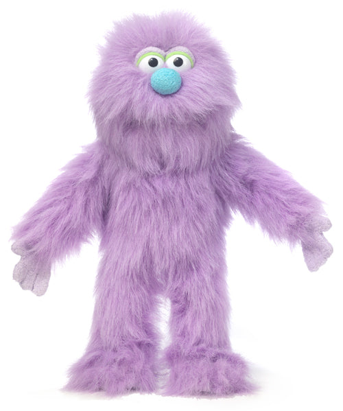 Marley Purple Monster Small 36cm Hand Puppet - Soft Plush Animal Puppet for Kids Storytelling & Interactive Play (Code 44) | Perfect for Classroom Activities, Birthday Gifts & Imaginative Playtime
