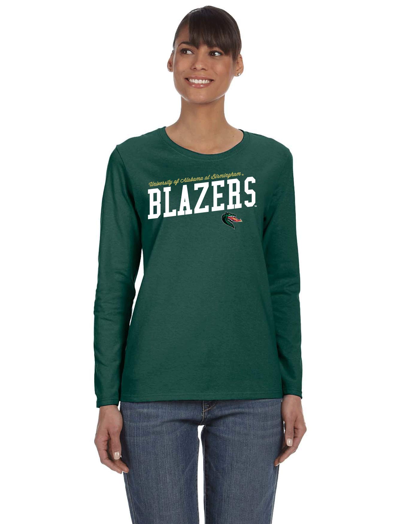 UAB Blazers NCAA Women's Long Sleeve T-Shirt - Alabama at Birmingham Fan Apparel for Game Day & Campus Wear
