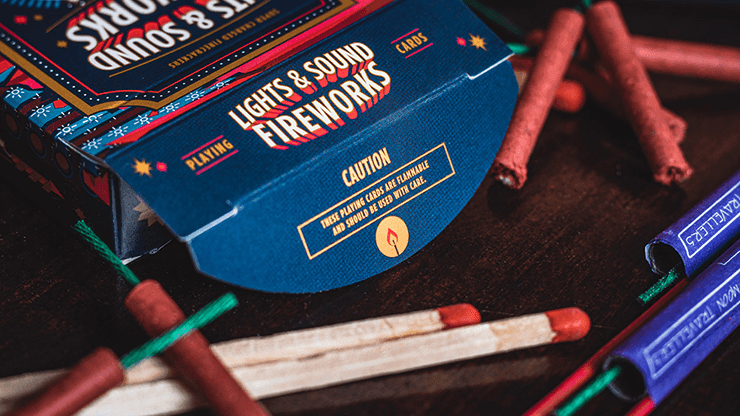 Premium Fireworks Playing Cards - 52 Deck with Unique Firework Designs for Poker, Magic Tricks & Game Nights - Perfect for Parties, Gifts & Card Collectors