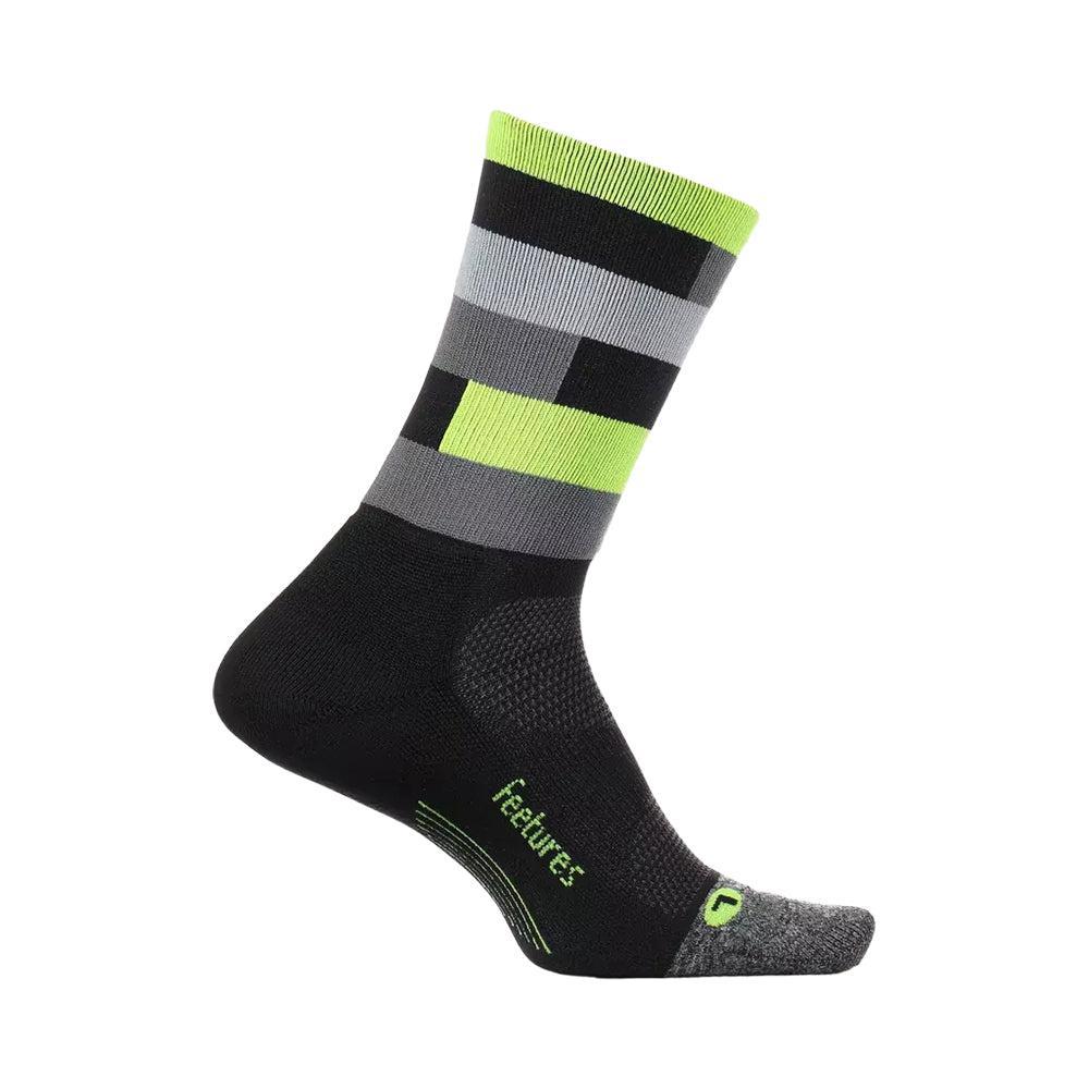 Feetures Elite Light Cushion Mini Crew Running Socks - Breathable & Supportive for Marathon, Hiking & Workout - Best for Athletes & Active Lifestyle