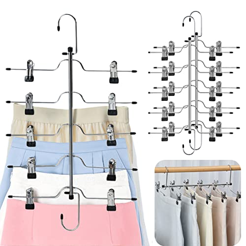 3 Packs Metal Skirts Hangers