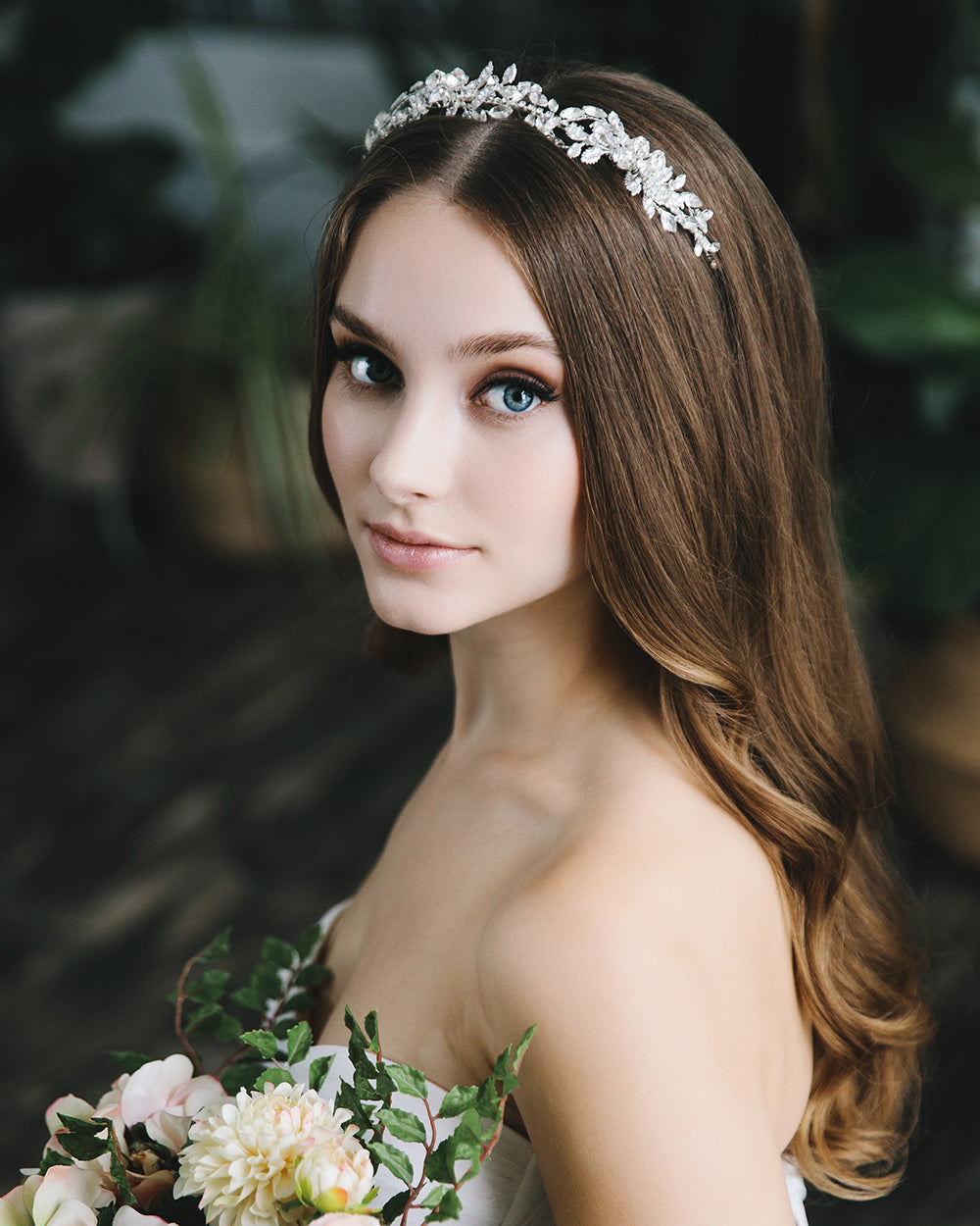 Rylee Floral Headband for Women - Elegant Hair Accessories for Weddings, Parties & Everyday Wear | Adjustable Comfort Fit Head Wrap
