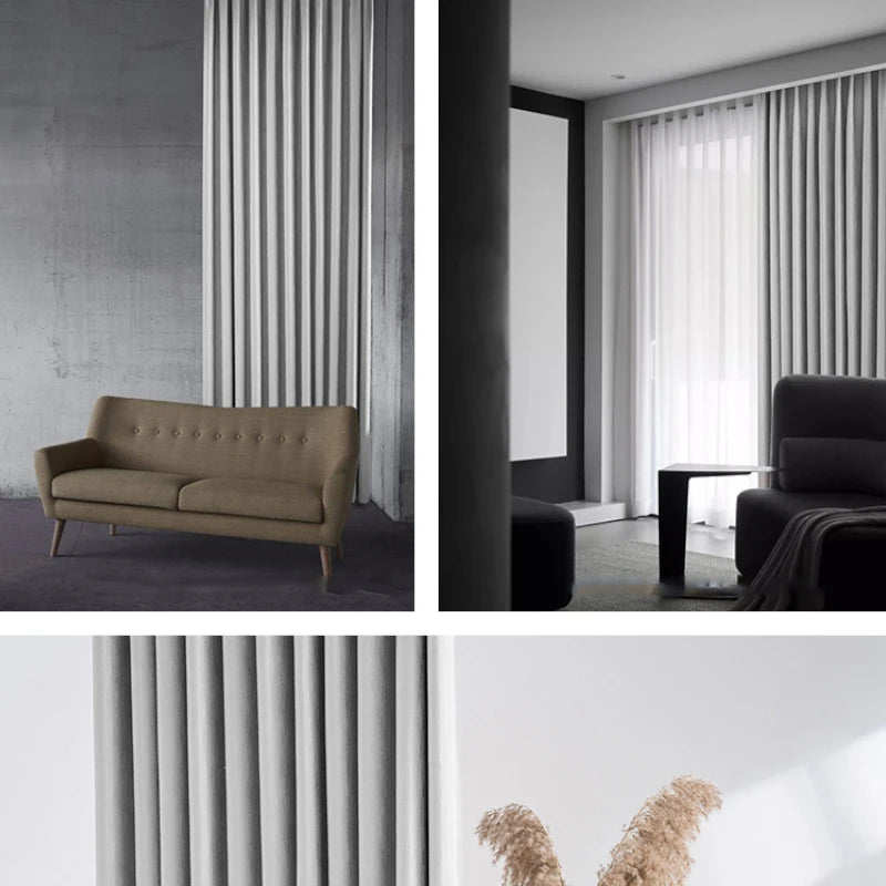 Violet Polyester Waterproof Blackout Curtains for Bedroom - Custom Size Thermal Insulated Window Drapes for Living Room & Nursery (Light Blocking, Noise Reducing)