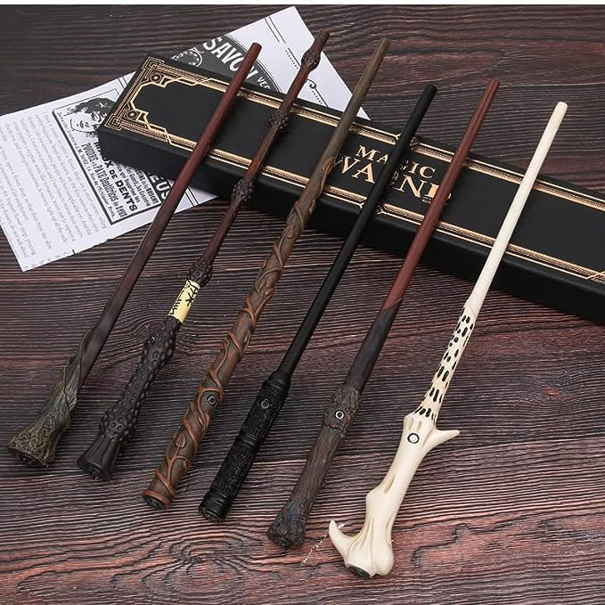 Novelty Wizard Magic Wand - Premium Cosplay Accessory for Halloween, Fantasy Parties & Witch Costumes | Perfect for Role-Playing, Themed Events & Photo Shoots