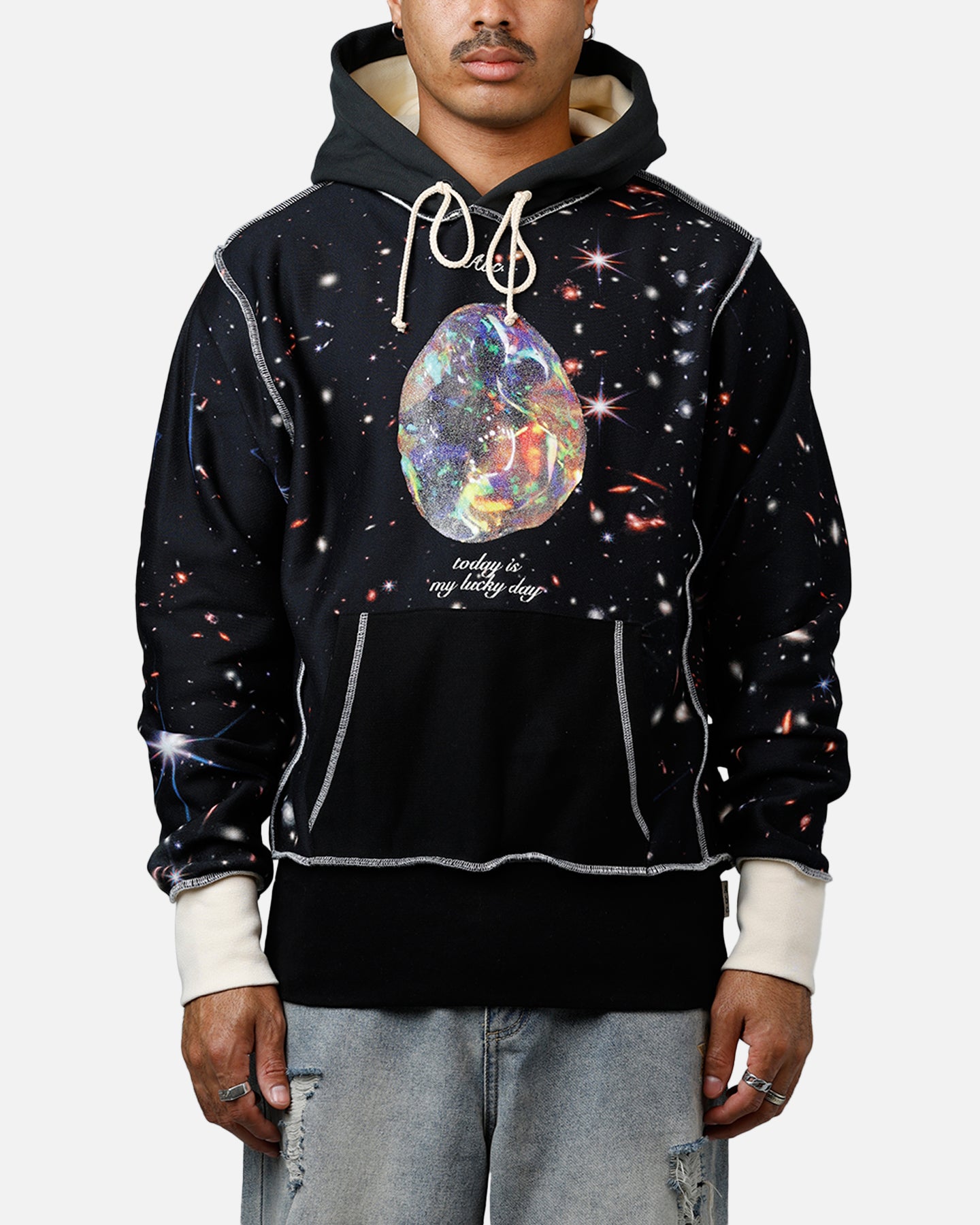 ABC Birthstone Hoodie for Women - Soft & Comfortable Black Pullover Hooded Sweatshirt - Perfect for Casual Wear, Gifts & Everyday Fashion