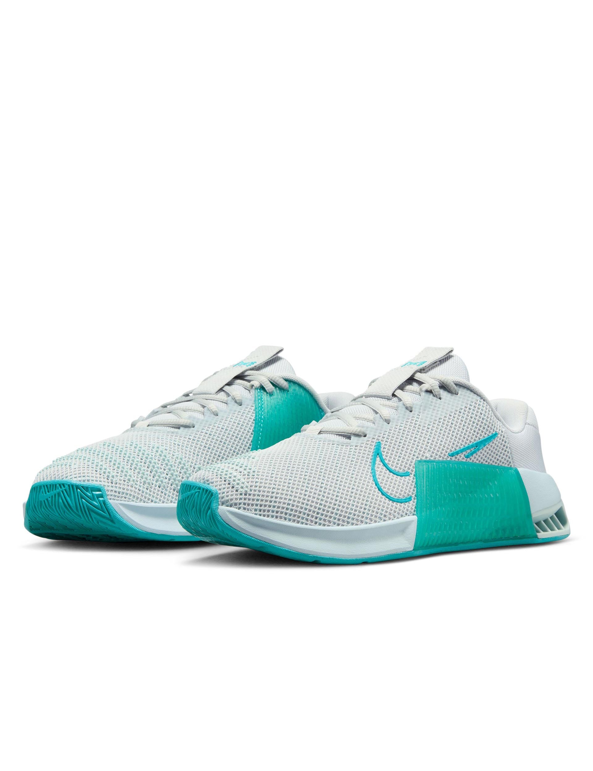 Nike Metcon 9 Cross Training Shoes for Men & Women - Pure Platinum/Dusty Cactus/Glacier Blue | Gym Workout, Weightlifting & CrossFit Training Shoes