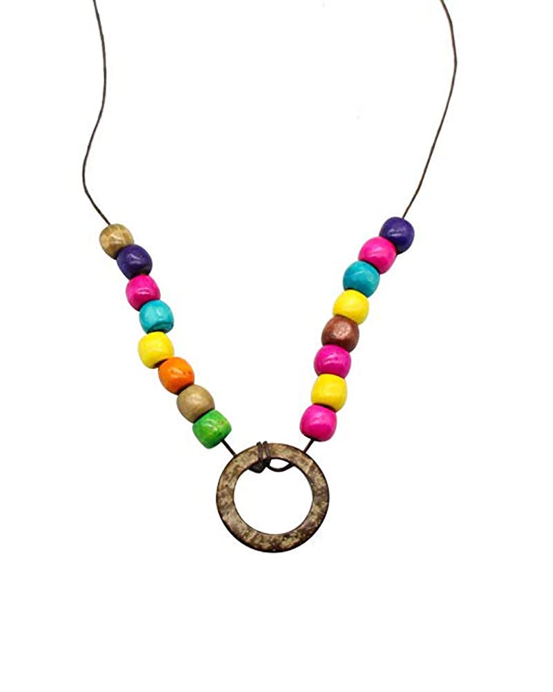 Bohemian Floral Sleeveless Rainbow Sundress for Girls 2-12T with Necklace - Perfect for Beach Vacations, Summer Outings & Boho Fashion