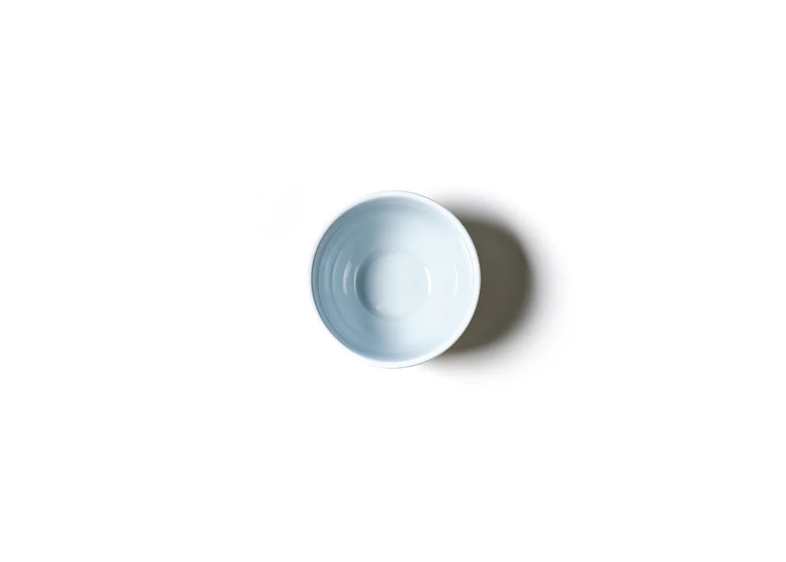Iris Blue Drop Small Bowl - Elegant Ceramic Serving Bowl for Salads, Desserts, and Snacks | Perfect for Home Dining, Parties, and Gifts
