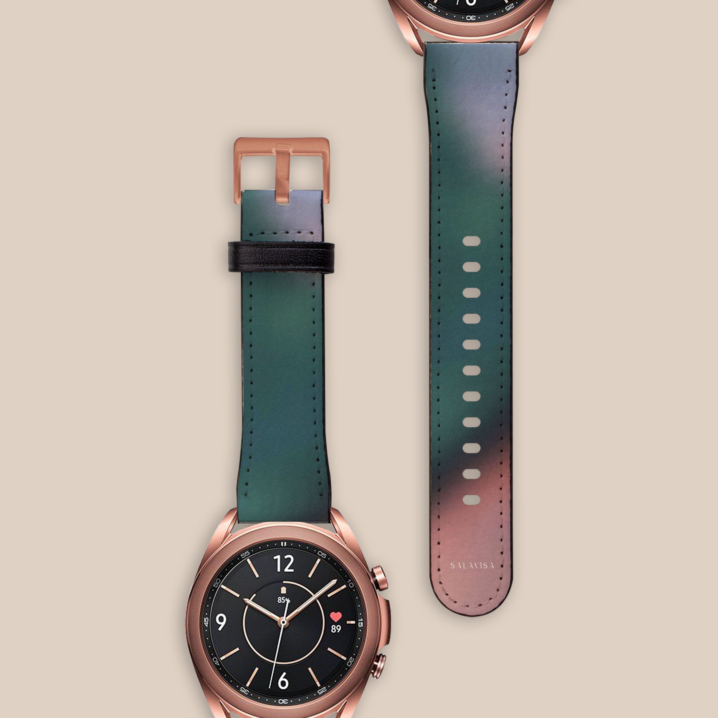 Premium Soft Silicone Galaxy Watch Band - Comfortable & Durable Replacement Strap for Samsung Galaxy Watch - Perfect for Workouts, Running & Everyday Wear