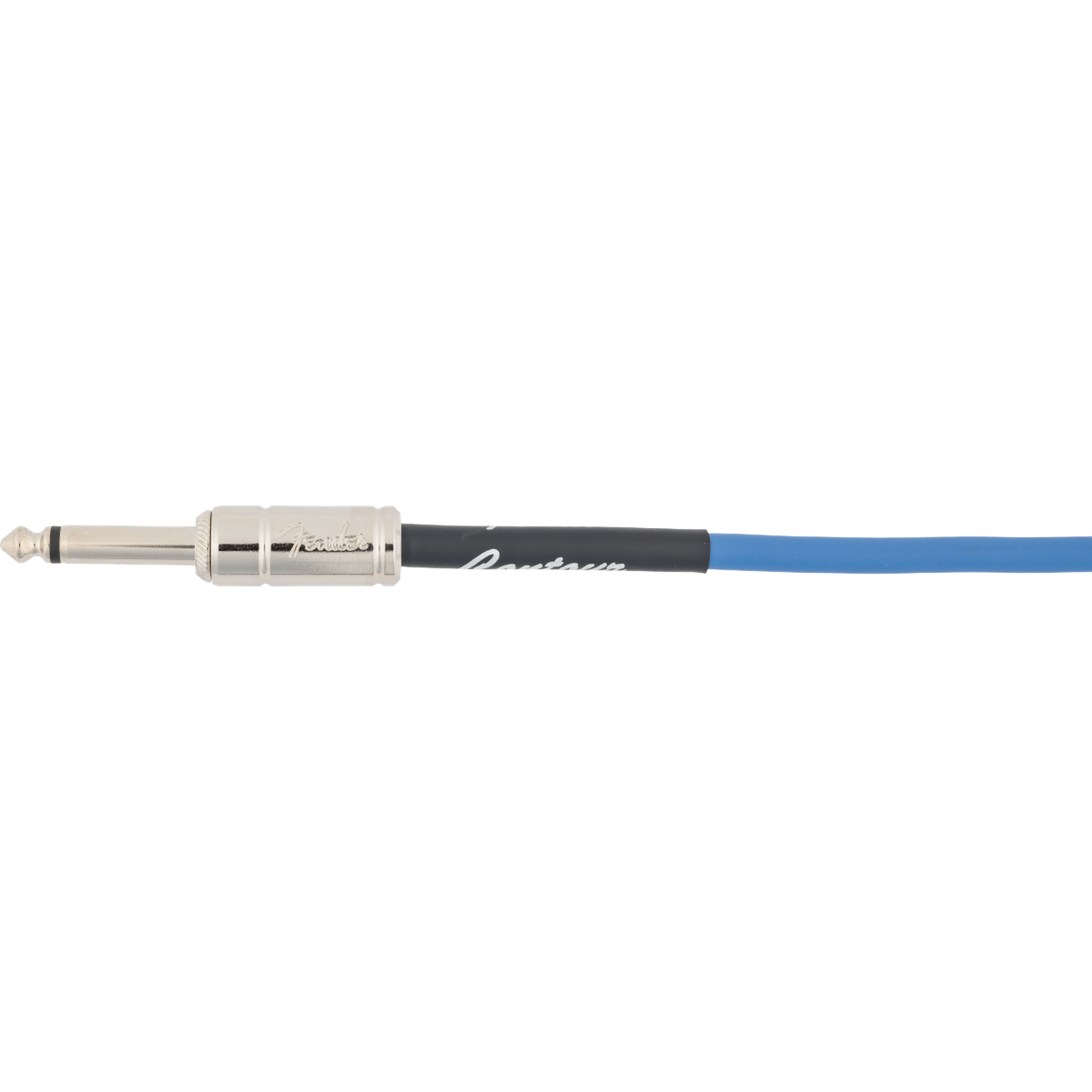 Fender Contour Premium 10ft Instrument Cable - Lake Placid Blue | Professional Guitar/Bass Cable for Live Performances & Studio Recording